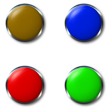 Hrome button clipart