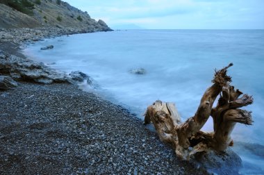 gece deniz ve kereste