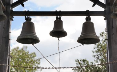 Set of ancient bells clipart