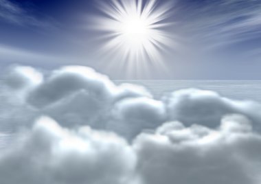 Sky & clouds clipart