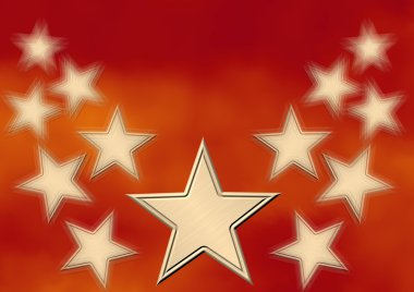 Star gold clipart