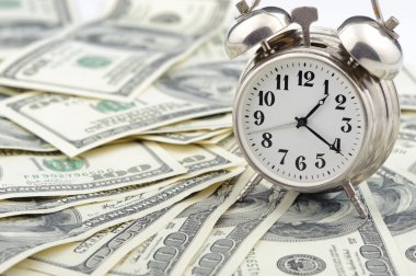 Time - money. Business concept. clipart