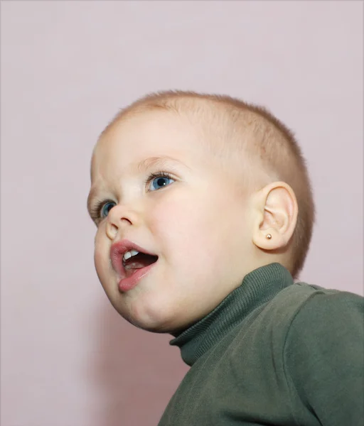 Boy with blue eyes — Stock Photo, Image