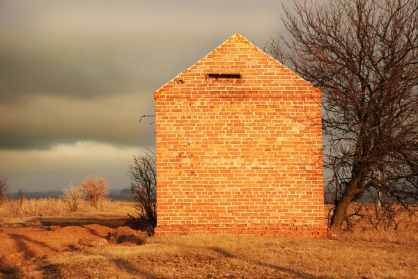 stock image Brick building