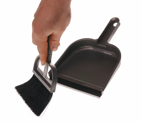 Βουρτσίστε και dustpan — Φωτογραφία Αρχείου