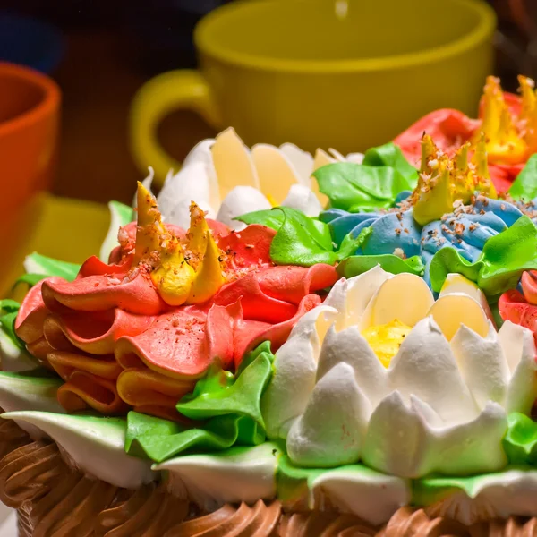 stock image Celebratory cake and cup