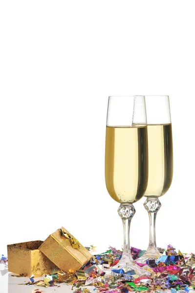 Copos de um champanhe — Fotografia de Stock