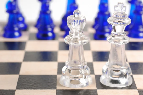 Chess king and queen — Stock Photo, Image
