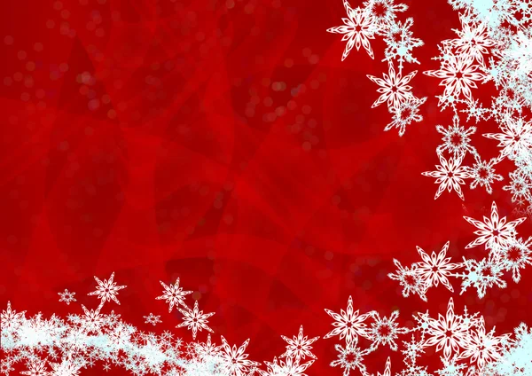 Christmas background from snow — Stock Photo, Image
