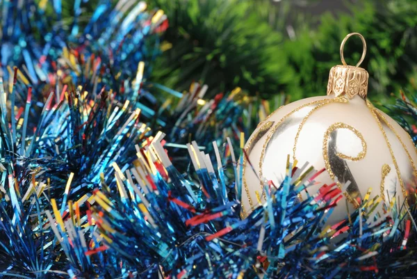 Kerstmis achtergrond met bont-boom — Stockfoto