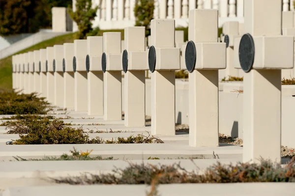 Militära kyrkogård — Stockfoto