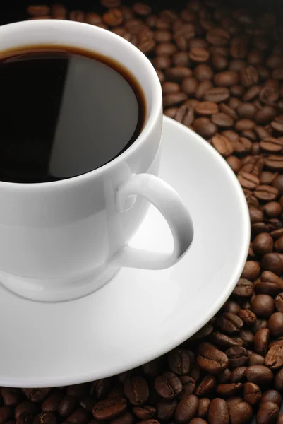 Kopje koffie met highlight — Stockfoto