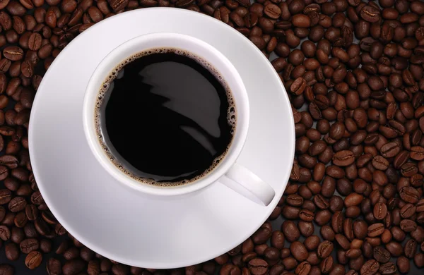 Tasse Kaffee mit Welle — Stockfoto