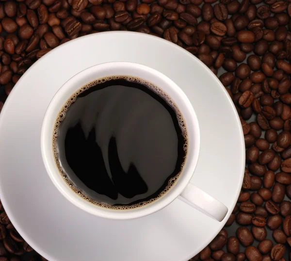 Tasse Kaffee mit Welle — Stockfoto