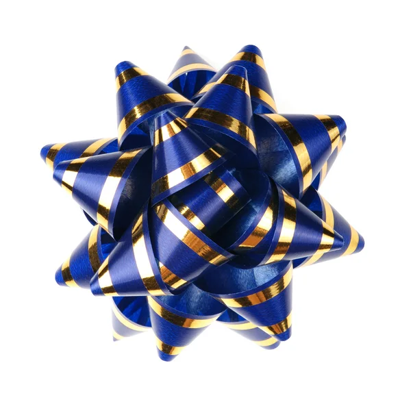 Ozdobny ornament z taśmy - niebieski — Zdjęcie stockowe