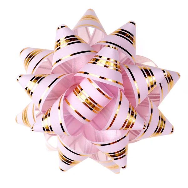 Ornamento decorativo da nastri - rosa — Foto Stock