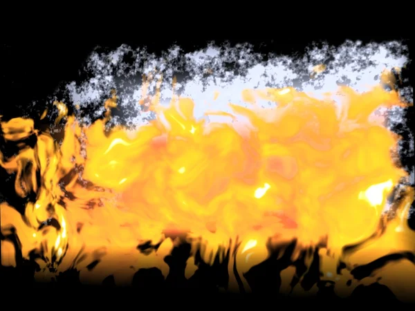 Огонь и дым абстрактные — стоковое фото
