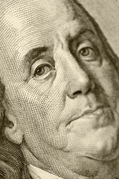 Franklin portrét — Stock fotografie