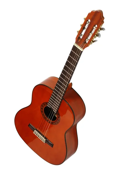 Guitarra acústica isolada — Fotografia de Stock