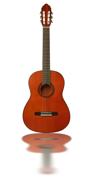 Gitara z odbiciem — Zdjęcie stockowe