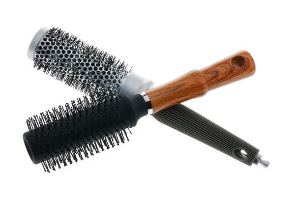 Iki saç fırçası — Stok fotoğraf