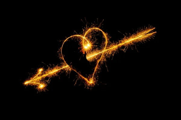 Sparks yürekten — Stok fotoğraf