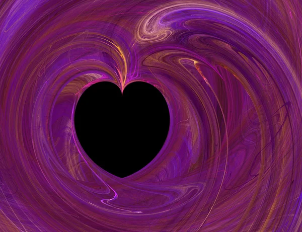 Heart- fractal — Stock Photo, Image