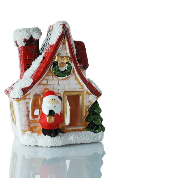 房子圣诞老人 — 图库照片