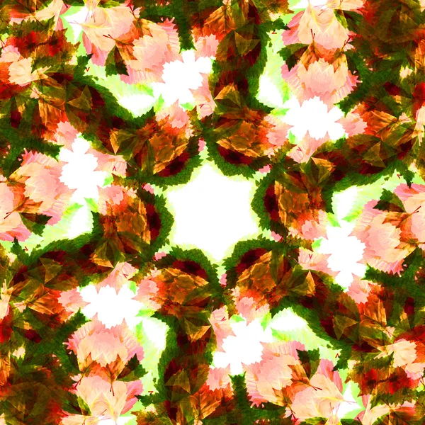 Kaleidoscope leaf — Stock Photo, Image