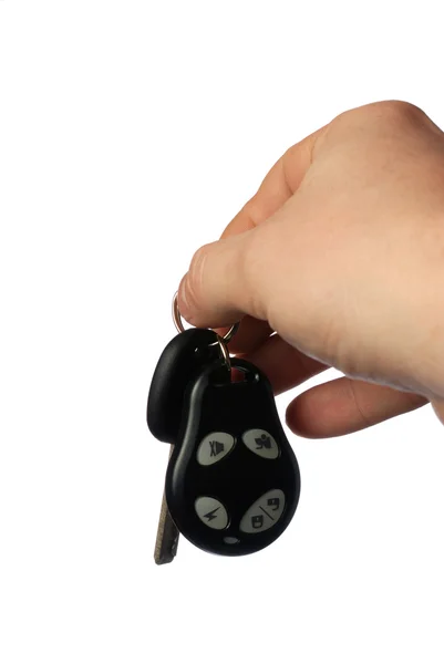Schlüssel aus dem Auto mit Signalanlage — Stockfoto