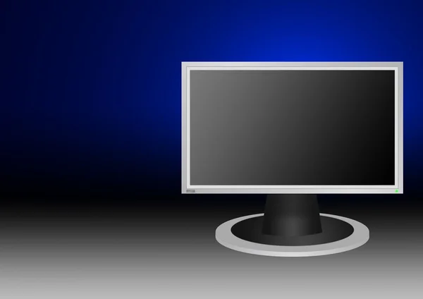 Monitor LCD 16 — Fotografia de Stock