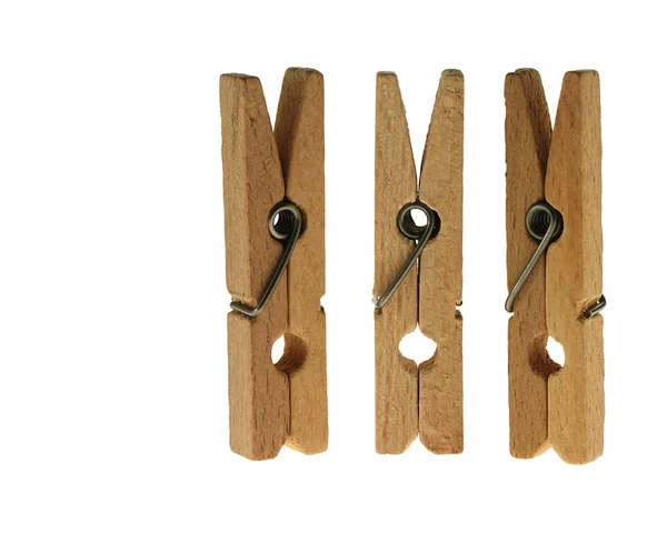 Linen clothespins — Stock Photo, Image