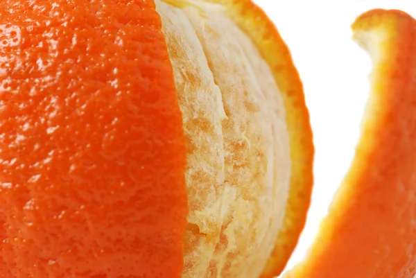 Mandarín - un fondo naranja — Foto de Stock