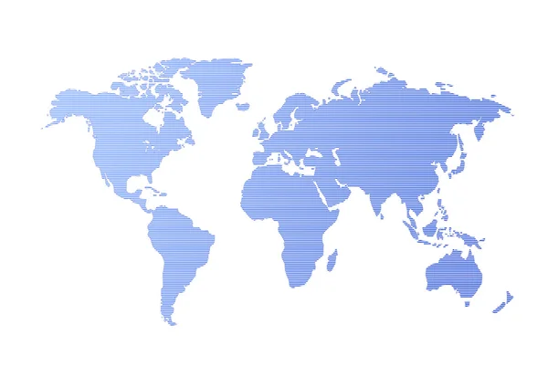 Kaart continent — Stockfoto