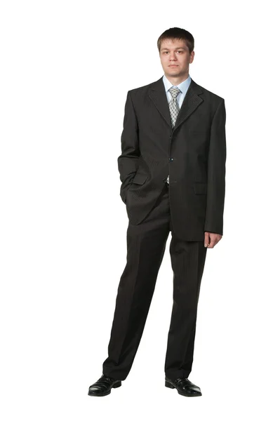 El joven hombre de negocios en traje —  Fotos de Stock