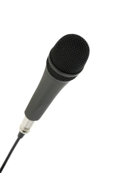 Микрофон с кабельным — стоковое фото