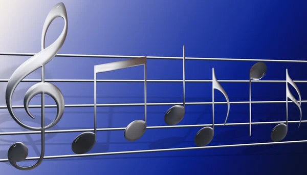 Zenei szimbólumok — Stock Fotó
