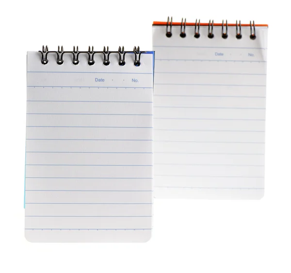 Notebook two isolated — Stock Photo, Image