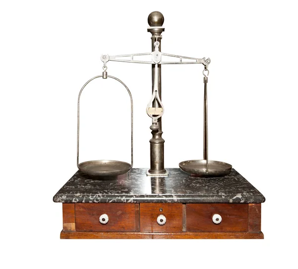 Ancient chemist's scales — Stock Photo, Image