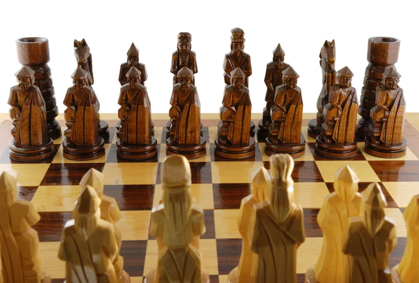 Partido xadrez — Fotografia de Stock