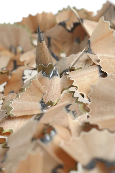 Pencil in an environment shavings — Stock Photo, Image