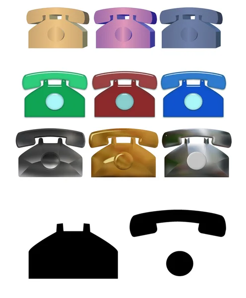 Analógico do telefone — Fotografia de Stock