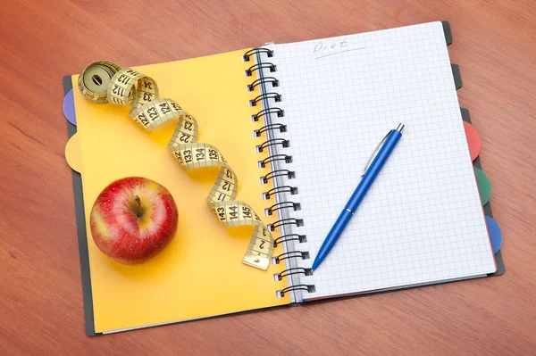 Planning of a diet — Stock Photo, Image