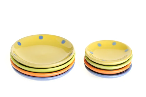 Plates isolated — Stock Photo, Image