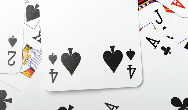 Playing cards background — Stock Photo, Image