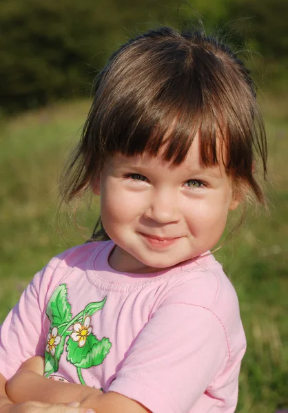 Portret van het kleine meisje — Stockfoto