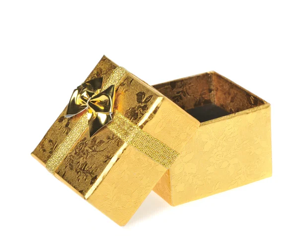 Подарочная коробка открыта — стоковое фото