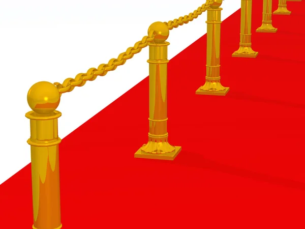 Red path — Stock Photo, Image