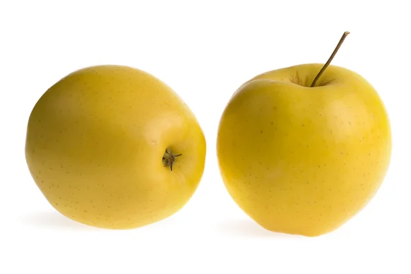 Ripe yellow apple — Stock Photo, Image
