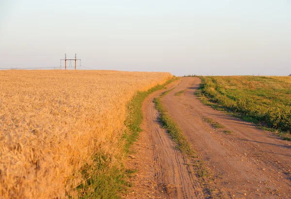 Dróg wiejskich — Zdjęcie stockowe